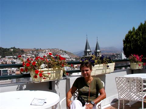 Granada from the hotel Carmen