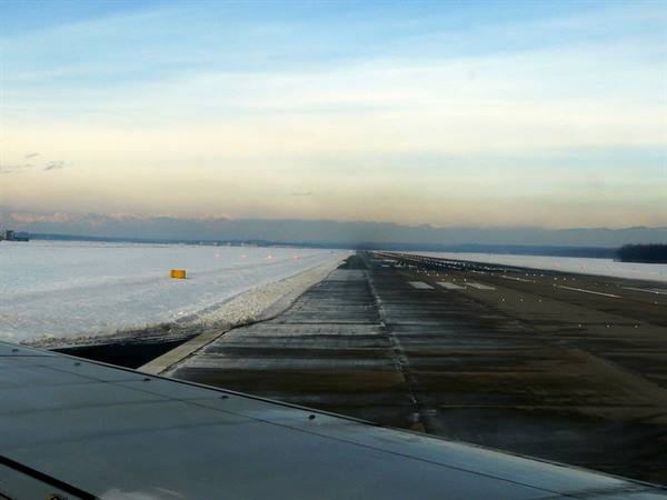Malpensa under snow