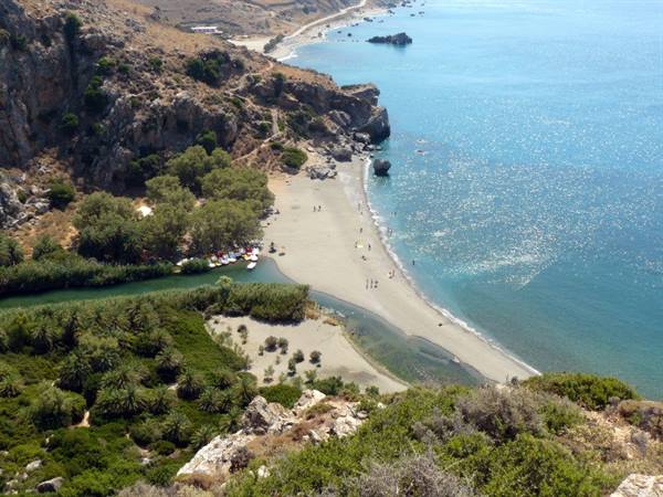 Preveli beach