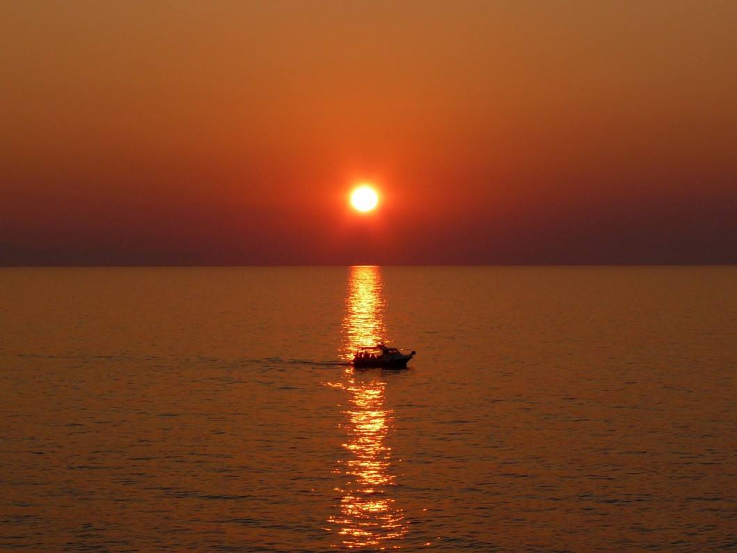 sunset at the Iberostar Creta Panorama