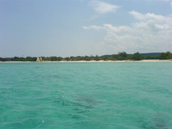 the Caribbean by pedal boat