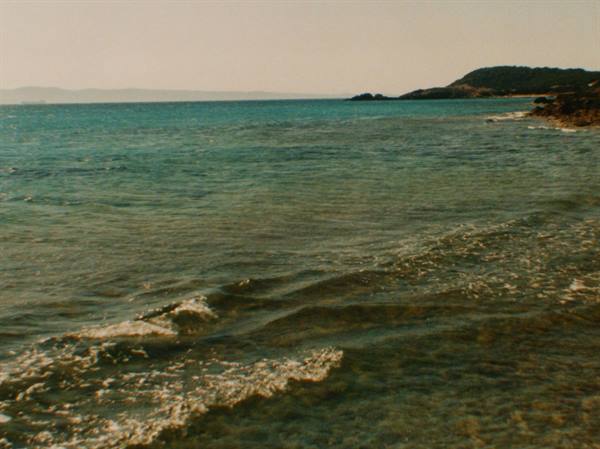 The sea of Porto Pino
