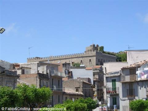 Glimpse of Montalbano Elicona Castle