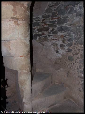 Brolo - The inner stairs of the Castle Tower