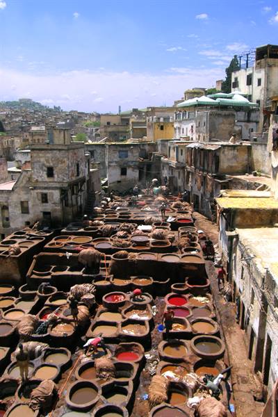 Fes - Chouara tanneries