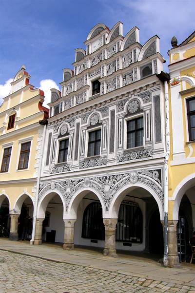 Telč: Náměstí Zachariáše z Hradce
