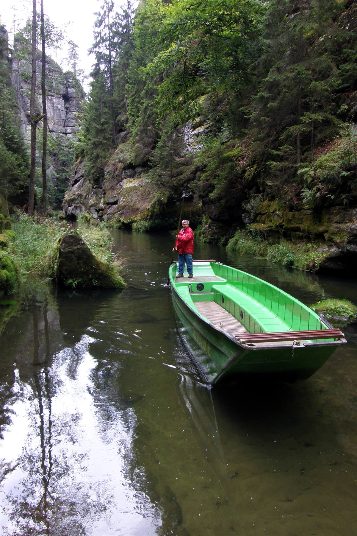 Svizzera Boema: fiume Kamenice