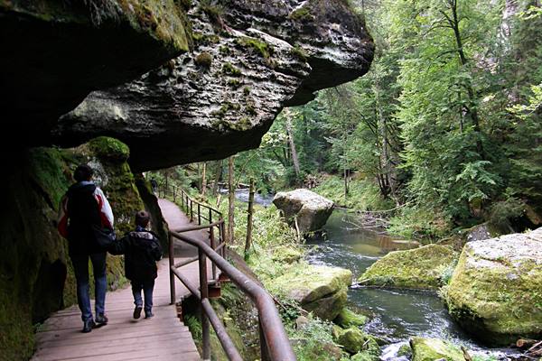 Bohemian Switzerland: Kamenice river