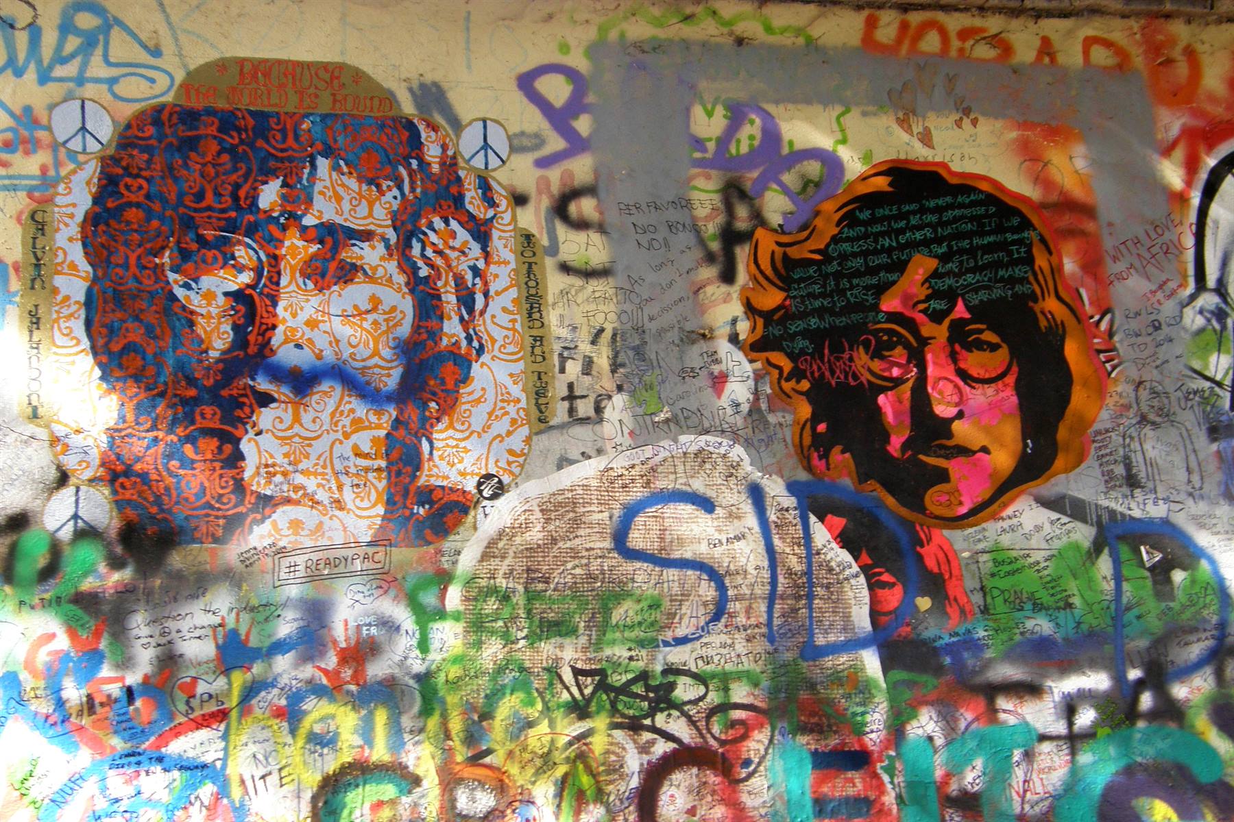 Praga: Muro di John Lennon
