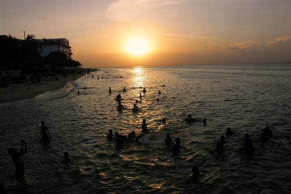 Stone Town - Sunset on the seafront