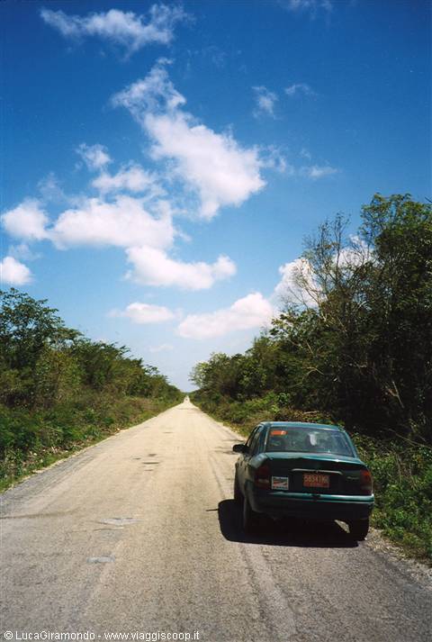 The road to Cobá