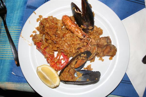 Paella...sooooo good!!!!