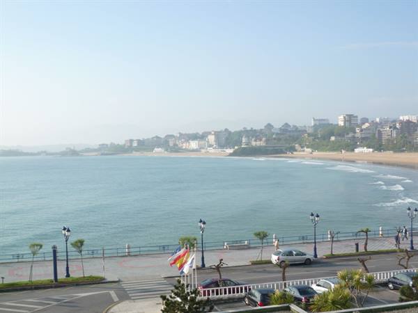 Panorama of the Sardinero in Santander from our room