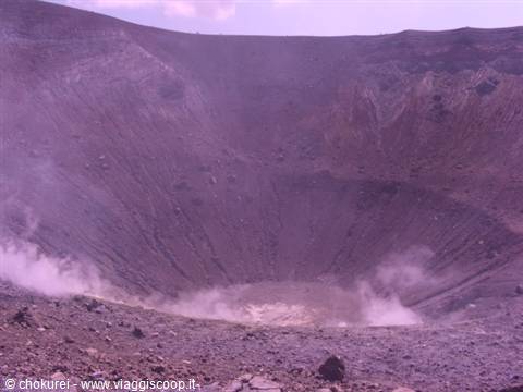 Vulcano - the crater.