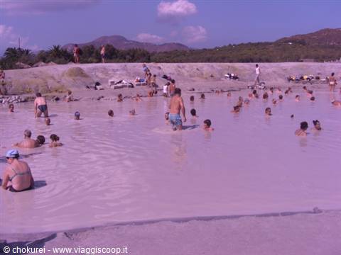 a dip in the sulphur/lava waters of vulcano, invigorating.