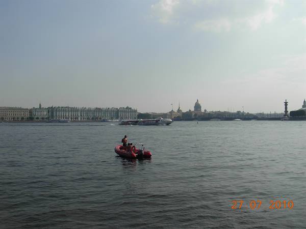 St Petersburg -  panorama of the city from the Fortress