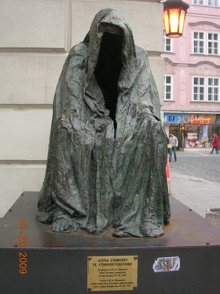 Prague - Mozart monument