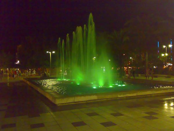Ibiza - illuminated fountain