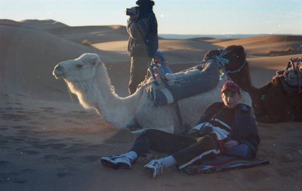 Ziz valley - with the camel