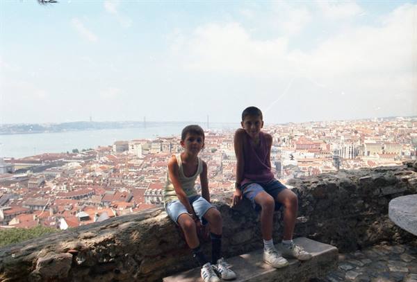 Lisbon - view of the city and the 25 April bridge