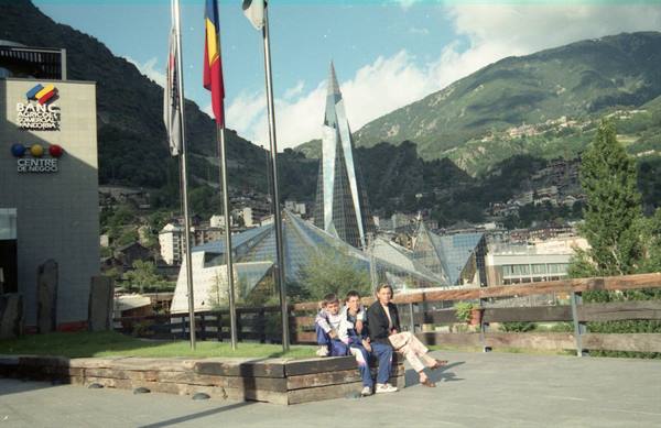 Andorra la Vella - panorama of the Pyrenees