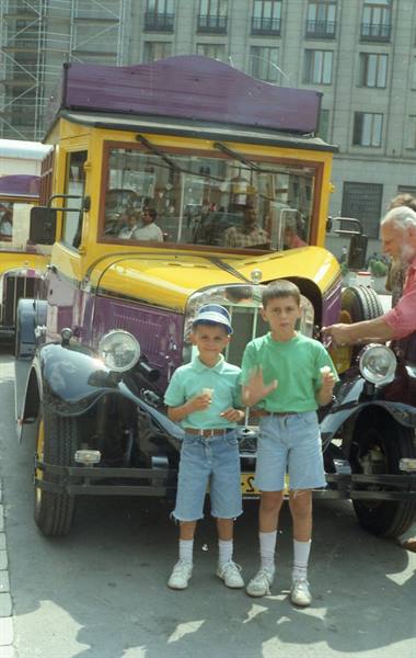 Prague - with an old car!