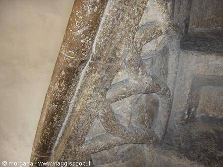 Detail of the Gothic double-helix staircase inside Graz Castle