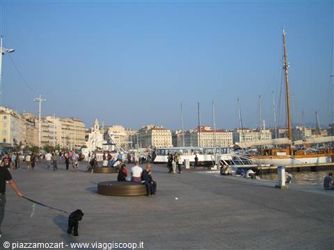 along the vieux port