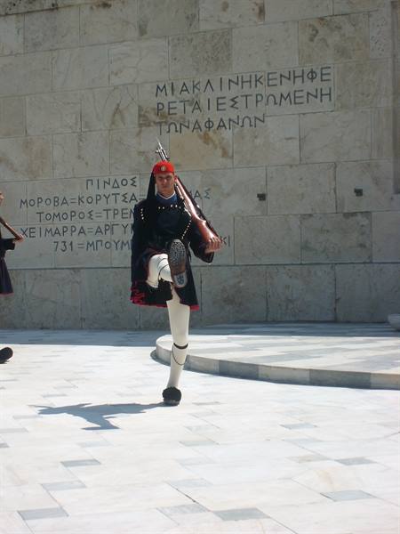 Soldier at the parliament