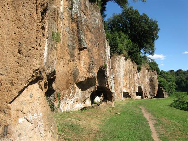 Etruscan tombs