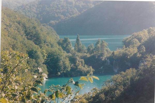 Plitvice Lakes, turquoise water among forests and waterfalls