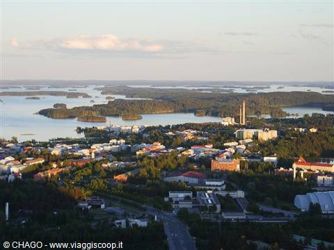 KUOPIO PANORAMA FROM ABOVE
