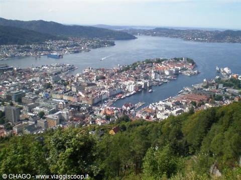 BERGEN VIEW FROM ABOVE