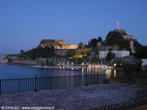 CORFU AT NIGHT