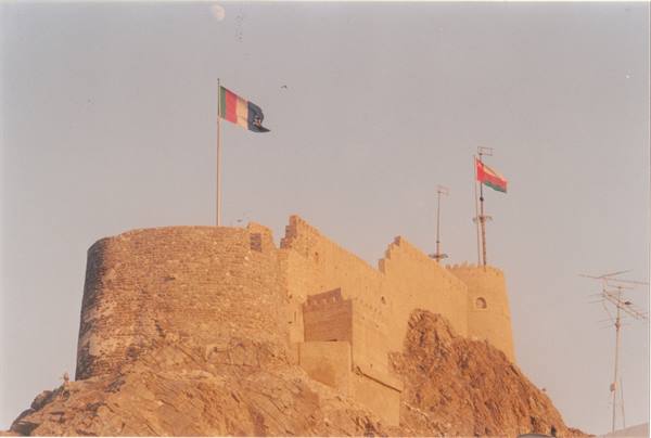 the fort at sunset