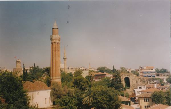 Antalya, view of the minarets