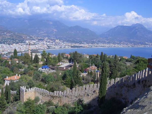 Alanya, panorama from the fortress