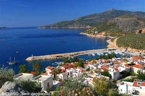 Kalkan, panorama
