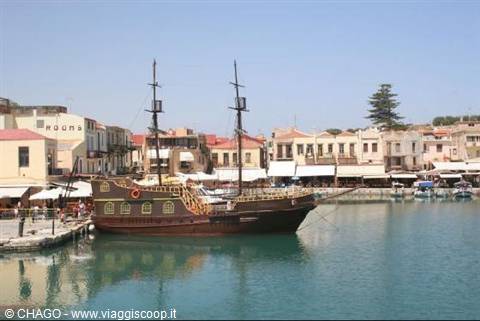 the harbour of Rethymno