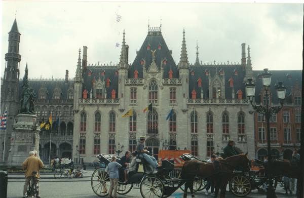 Bruges, the town hall