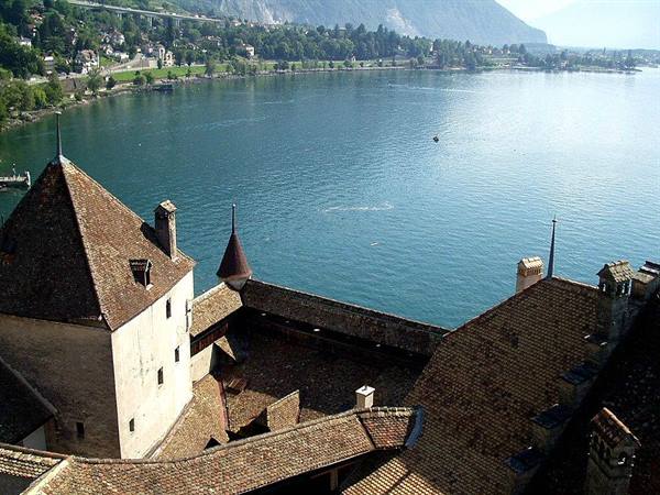 Montreux, view from the castle
