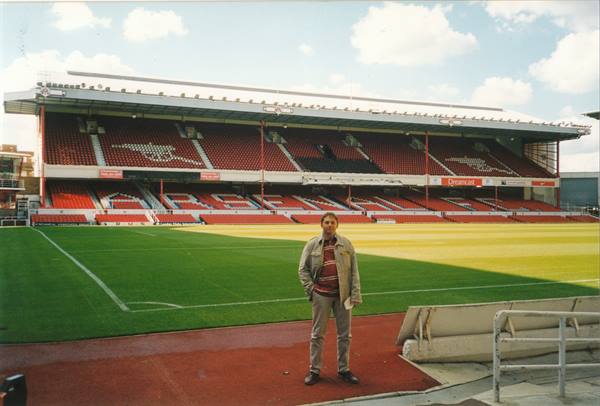 in the legendary Highbury Park, the home of Arsenal