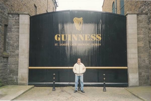 entrance to the factory of the legendary Guinness