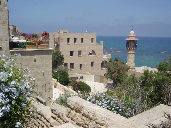 Jaffa, minaret by the sea