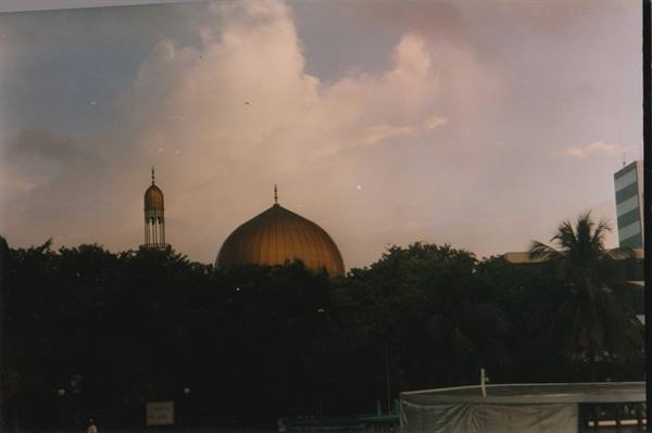 the dome at sunset