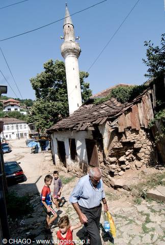 mosque in the village of Janjievo
