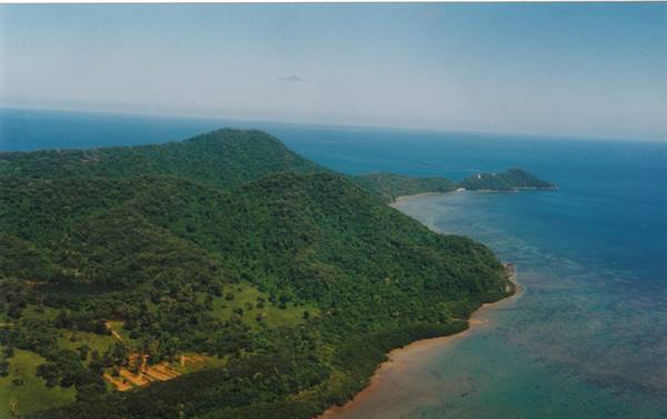Cape Tribulation from above