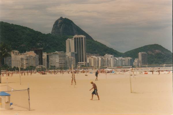 Copacabana, an immense football pitch
