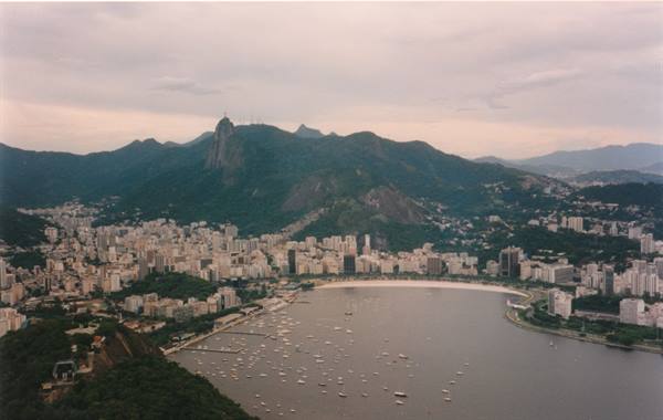 view over the Botafogo district