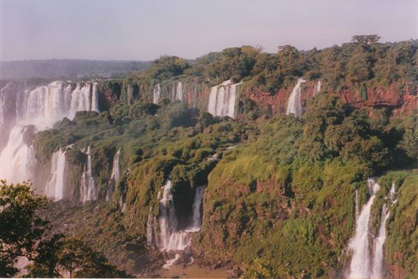 view over the falls